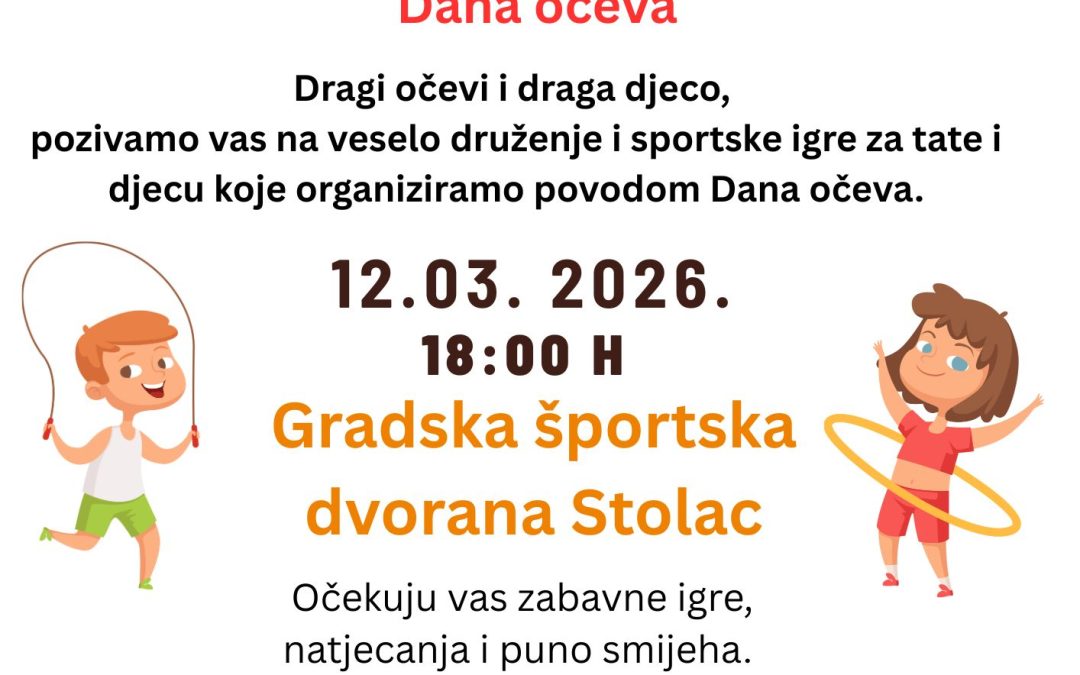 Sportske igre za tate i djecu – povodom Dana očeva